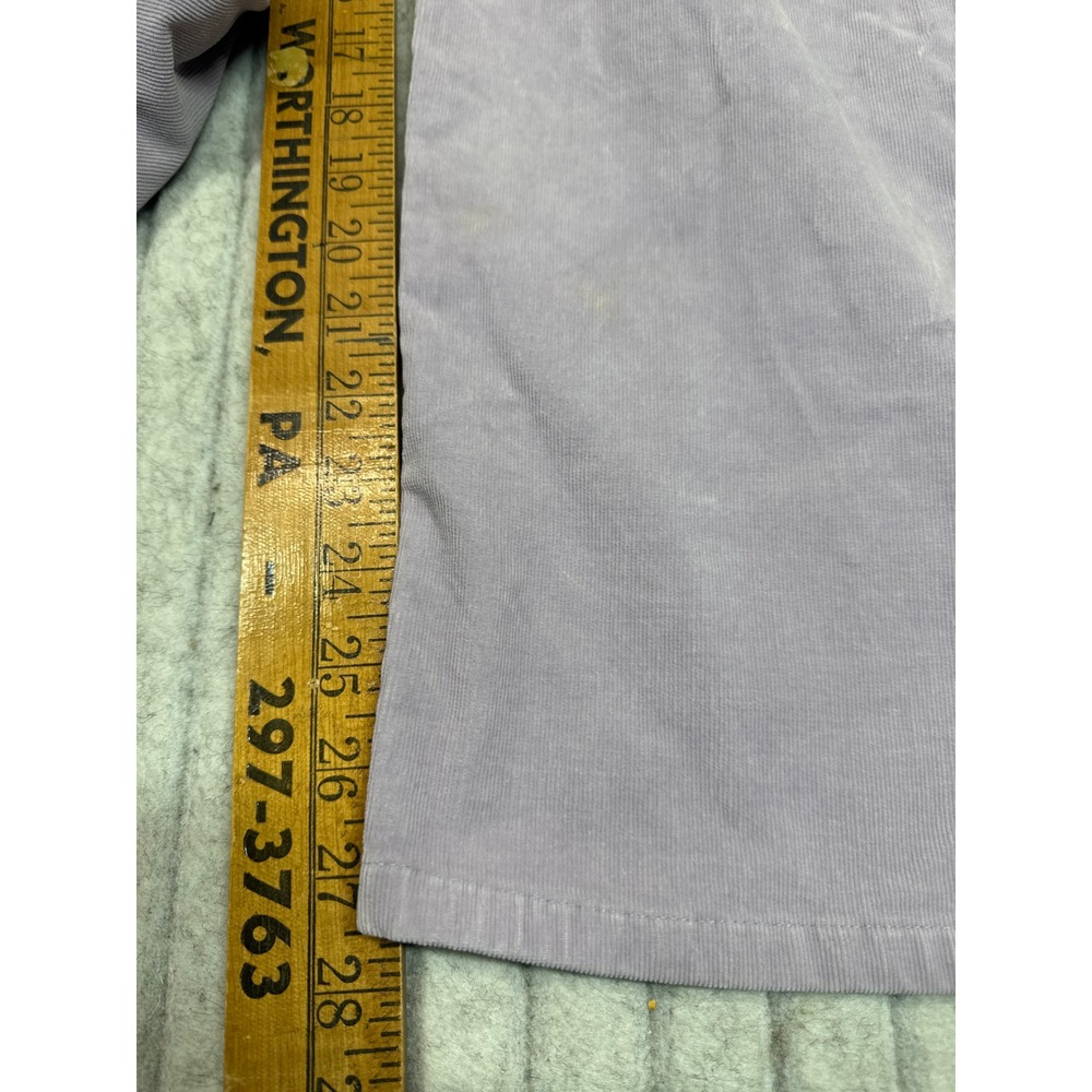 Mother HW Tunnel Vision Sneak Corduroy Pants Lavender Aura 27 Wide Leg 1338-618 - Picture 4 of 9